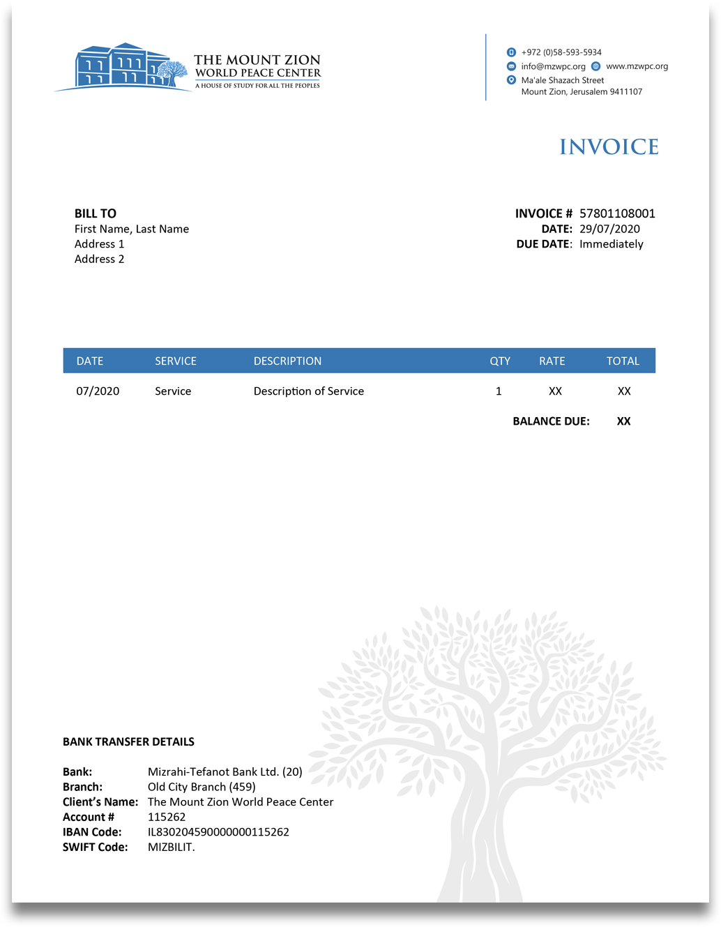 MZWPC-Invoice